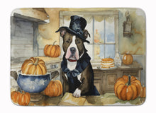 Load image into Gallery viewer, Pit Bull Terrier Fall Kitchen Pumpkins Memory Foam Kitchen Mat