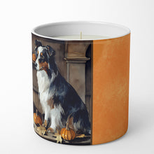 Load image into Gallery viewer, Australian Shepherd Fall Kitchen Pumpkins Decorative Soy Candle
