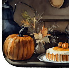 Load image into Gallery viewer, Australian Shepherd Fall Kitchen Pumpkins Dish Drying Mat