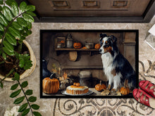 Load image into Gallery viewer, Australian Shepherd Fall Kitchen Pumpkins Doormat - 24x36 Decorative Floor Mat – Indoor/Outdoor Rug with Artistic Flair