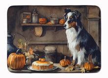 Load image into Gallery viewer, Australian Shepherd Fall Kitchen Pumpkins Memory Foam Kitchen Mat