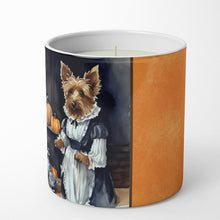 Load image into Gallery viewer, Australian Terrier Fall Kitchen Pumpkins Decorative Soy Candle