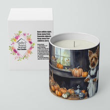 Load image into Gallery viewer, Australian Terrier Fall Kitchen Pumpkins Decorative Soy Candle