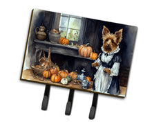 Load image into Gallery viewer, Australian Terrier Fall Kitchen Pumpkins Leash or Key Holder