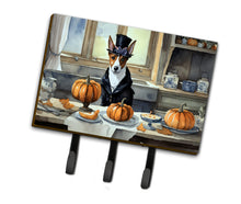 Load image into Gallery viewer, Basenji Fall Kitchen Pumpkins Leash or Key Holder