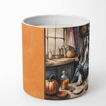 Load image into Gallery viewer, Basset Hound Fall Kitchen Pumpkins Decorative Soy Candle