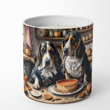 Load image into Gallery viewer, Basset Hound Fall Kitchen Pumpkins Decorative Soy Candle