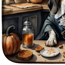 Load image into Gallery viewer, Basset Hound Fall Kitchen Pumpkins Dish Drying Mat