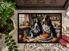 Load image into Gallery viewer, Basset Hound Fall Kitchen Pumpkins Doormat - 24x36 Decorative Floor Mat – Indoor/Outdoor Rug with Artistic Flair