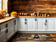 Load image into Gallery viewer, Beagle Fall Kitchen Pumpkins Runner Mat 28x58