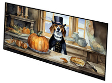 Load image into Gallery viewer, Beagle Fall Kitchen Pumpkins Runner Mat 28x58
