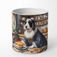Load image into Gallery viewer, Bearded Collie Fall Kitchen Pumpkins Decorative Soy Candle