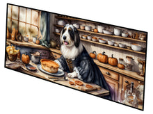 Load image into Gallery viewer, Bearded Collie Fall Kitchen Pumpkins Runner Mat 28x58