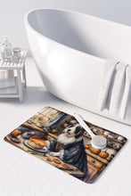 Load image into Gallery viewer, Bearded Collie Fall Kitchen Pumpkins Memory Foam Kitchen Mat