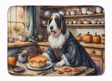 Load image into Gallery viewer, Bearded Collie Fall Kitchen Pumpkins Memory Foam Kitchen Mat