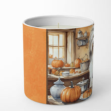 Load image into Gallery viewer, Bearded Collie Fall Kitchen Pumpkins Decorative Soy Candle