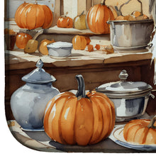 Load image into Gallery viewer, Bearded Collie Fall Kitchen Pumpkins Dish Drying Mat