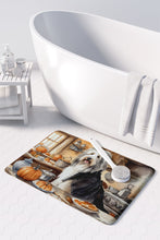 Load image into Gallery viewer, Bearded Collie Fall Kitchen Pumpkins Memory Foam Kitchen Mat
