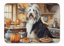 Load image into Gallery viewer, Bearded Collie Fall Kitchen Pumpkins Memory Foam Kitchen Mat