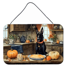 Load image into Gallery viewer, Belgian Malinois Fall Kitchen Pumpkins Wall or Door Hanging Prints