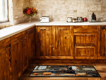 Load image into Gallery viewer, Belgian Malinois Fall Kitchen Pumpkins Runner Mat 28x58
