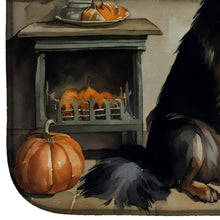 Load image into Gallery viewer, Belgian Tervuren Fall Kitchen Pumpkins Dish Drying Mat