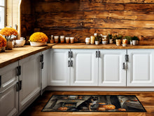 Load image into Gallery viewer, Belgian Tervuren Fall Kitchen Pumpkins Runner Mat 28x58