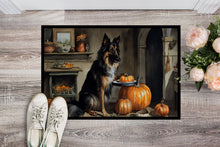 Load image into Gallery viewer, Belgian Tervuren Fall Kitchen Pumpkins Doormat -  18x27 Decorative Floor Mat – Indoor/Outdoor Rug