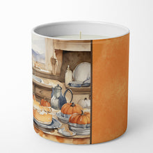 Load image into Gallery viewer, Bernese Mountain Dog Fall Kitchen Pumpkins Decorative Soy Candle