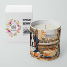 Load image into Gallery viewer, Bernese Mountain Dog Fall Kitchen Pumpkins Decorative Soy Candle