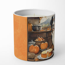 Load image into Gallery viewer, Bernese Mountain Dog Fall Kitchen Pumpkins Decorative Soy Candle