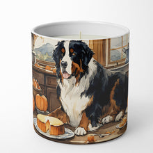 Load image into Gallery viewer, Bernese Mountain Dog Fall Kitchen Pumpkins Decorative Soy Candle