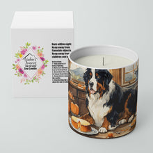 Load image into Gallery viewer, Bernese Mountain Dog Fall Kitchen Pumpkins Decorative Soy Candle