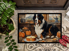 Load image into Gallery viewer, Bernese Mountain Dog Fall Kitchen Pumpkins Doormat - 24x36 Decorative Floor Mat – Indoor/Outdoor Rug with Artistic Flair