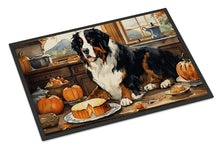 Load image into Gallery viewer, Bernese Mountain Dog Fall Kitchen Pumpkins Doormat -  18x27 Decorative Floor Mat – Indoor/Outdoor Rug