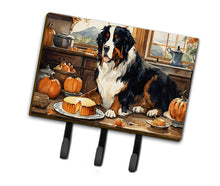 Load image into Gallery viewer, Bernese Mountain Dog Fall Kitchen Pumpkins Leash or Key Holder