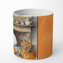 Load image into Gallery viewer, Bichon Frise Fall Kitchen Pumpkins Decorative Soy Candle