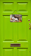 Load image into Gallery viewer, Bichon Frise Fall Kitchen Pumpkins Wall or Door Hanging Prints