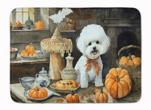 Load image into Gallery viewer, Bichon Frise Fall Kitchen Pumpkins Memory Foam Kitchen Mat
