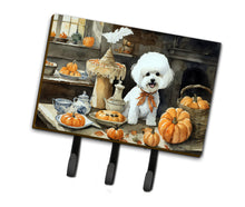Load image into Gallery viewer, Bichon Frise Fall Kitchen Pumpkins Leash or Key Holder
