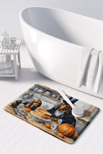 Load image into Gallery viewer, Bloodhound Fall Kitchen Pumpkins Memory Foam Kitchen Mat