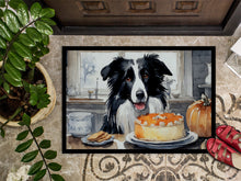 Load image into Gallery viewer, Border Collie Fall Kitchen Pumpkins Doormat -  18x27 Decorative Floor Mat – Indoor/Outdoor Rug