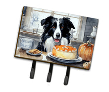 Load image into Gallery viewer, Border Collie Fall Kitchen Pumpkins Leash or Key Holder