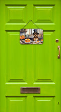 Load image into Gallery viewer, Border Terrier Fall Kitchen Pumpkins Wall or Door Hanging Prints