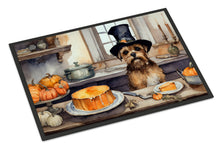 Load image into Gallery viewer, Border Terrier Fall Kitchen Pumpkins Doormat - 24x36 Decorative Floor Mat – Indoor/Outdoor Rug with Artistic Flair