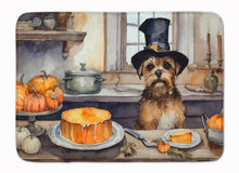 Load image into Gallery viewer, Border Terrier Fall Kitchen Pumpkins Memory Foam Kitchen Mat