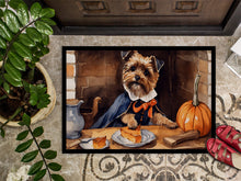 Load image into Gallery viewer, Border Terrier Fall Kitchen Pumpkins Doormat - 24x36 Decorative Floor Mat – Indoor/Outdoor Rug with Artistic Flair