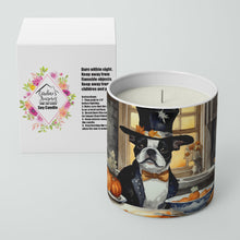 Load image into Gallery viewer, Boston Terrier Fall Kitchen Pumpkins Decorative Soy Candle