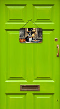 Load image into Gallery viewer, Boston Terrier Fall Kitchen Pumpkins Wall or Door Hanging Prints
