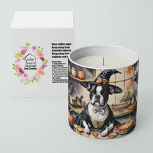 Load image into Gallery viewer, Boston Terrier Fall Kitchen Pumpkins Decorative Soy Candle